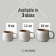 thumbnail image 5 of Juego de tazas de café Ava Nord Ceramic, 480 ml, 4 piezas, salvia, 5 of 9