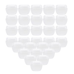 Ioensy - 30 Frascos Cosméticos Recargables 10G Vacío Pequeño Para Bálsamos Loción Muestras Translúcido