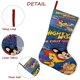 thumbnail image 5 of Mighty Mouse Las Nuevas Aventuras Tema: Calcetines de Navidad, fino lino blanco para colgar en escaleras y chimenea, decoración navideña para el hogar, regalo de Navidad.54cm×38cm, 5 of 5