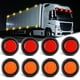 thumbnail image 1 of Juego de 8 luces de marcaje Nilight 6 cm 13 LED Rojo/Ámbar, 1 of 7