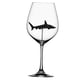 thumbnail image 5 of Copas De Vino De Tiburón Transparente De 300 Ml Para Cumpleaños De Navidad Gris, 5 of 5