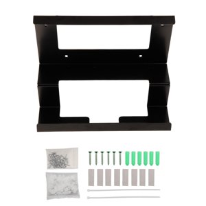 Magideal - Soporte Para Enrutador, Soporte Para Montaje En Pared, Práctica Base De Soporte Metálica Para Ahorrar Espacio, Soporte De Montaje En Pared Para Fuente