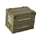 thumbnail image 5 of Caja de almacenamiento plegable, contenedor, ahorro de espacio, resistente, para el hogar, la oficina, asa incorporada, organizador apilable, versátil Verde 26x36x28cm, 5 of 5