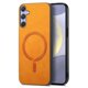 thumbnail image 1 of Magnetic Slim Case for Samsung Galaxy S25 with Camera Guard & Anti-Scratch Back Yellow, 1 of 5