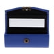 thumbnail image 3 of Estuche para lápiz labial de cuero Caja de almacenamiento Espejo de bolsillo Monedero Bolsillo Azul zafiro, 3 of 5