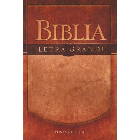 Biblia RVR 1909 Letra Grande Rustica