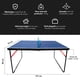 thumbnail image 3 of Mini Mesa de Ping Pong Portátil Azul, 3 of 6