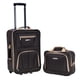 thumbnail image 1 of Juego de equipaje Rockland Fashion Softside Upright de 2 piezas, color marrón, 1 of 8