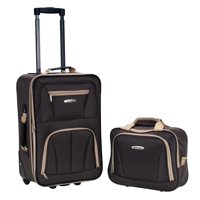 Juego De Equipaje Rockland Fashion Softside Upright De 2 Piezas, Color Marrón