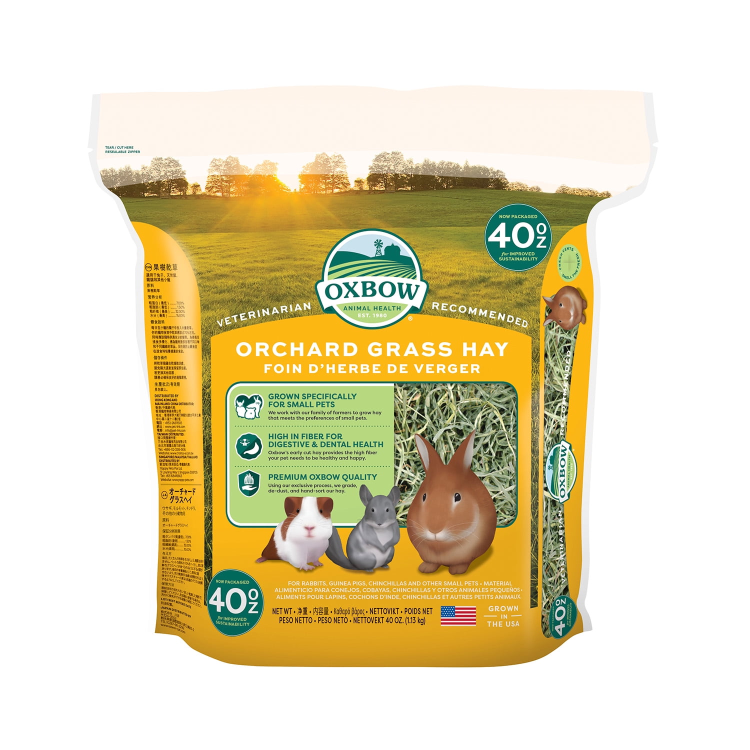Heno Oxbow de Hierba de Huerto 1,13kg