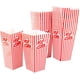 thumbnail image 1 of Recipientes para palomitas GSM Brands (paquete de 100), 1,7 L, blanco/rojo, 1 of 5