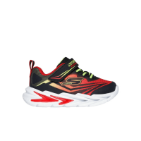 Zapatillas Urbanas Skechers Flex Glow 4K Bebés | 400139N-Bkrd - Talla 23