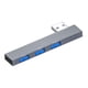thumbnail image 2 of USB 3.0 Hub Compact 3 Puertos Adaptador USB Portátil Para PC Flash Drive Teclado USB3.0 USB2.0 USB2.0, 2 of 5