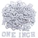 thumbnail image 1 of Parches de Letras Zlettery 2,5 cm Blanco 130 piezas, 1 of 6