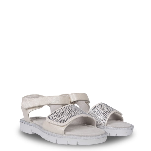 Sandalia Niña Brillos con Doble Velcro Ajustable Pillin