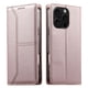 thumbnail image 5 of Funda tipo cartera con bloqueo RFID para iPhone 16 Pro Max cubierta magnética de cuero con tapa y soporte Rosa, 5 of 6