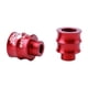 thumbnail image 2 of Adaptador del asiento de conversión del eje del tubo delantero del cubo de la bicicleta 74 a 100 mm Extensión Rojo, 2 of 5
