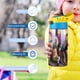 thumbnail image 5 of ¡Canta! 3 Botella de Agua con Tapa Pop Top de Un Toque, Acero Inoxidable, a Prueba de Fugas, para Deportes, Botella Infantil azul 12 oz, 5 of 6