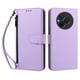 thumbnail image 1 of Funda Tipo Billetera para TCL NxtPaper 60 Ultra con Soporte y Bolsillo con Cierre Morado, 1 of 1
