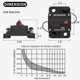 thumbnail image 2 of Disyuntor DaierTek, 100 A, 12 V-48 V DC, resistente al agua, paquete de 2, 2 of 6