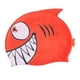 thumbnail image 5 of Forma de pescado gorra de natación gorro de trajes de baño lindo cómodo fácil de poner y apagar ropa de baño para niños para niños adolescentes niñas Rojo, 5 of 5