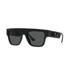 Gafas De Sol Versace Man Con Montura Negra Y Lentes Gris Oscuro De 53 Mm