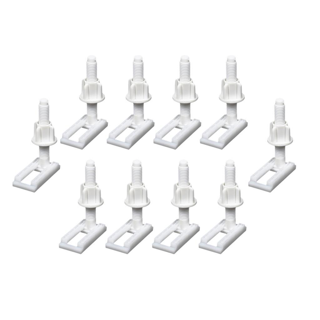 Bothyi - Perno De Bisagra Para Asiento De Inodoro, Ligero, 10 Piezas, Para El Hogar, Lugares Públicos, Baños
