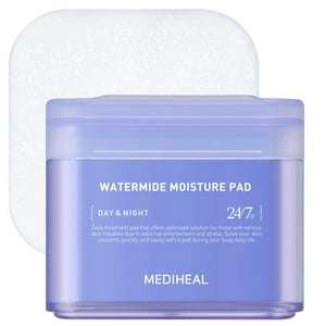 Almohadillas De Tóner Mediheal Watermide Moisture Con Agua Islandesa X100