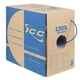 thumbnail image 1 of Cable Ethernet ICC Cat6 CMR Riser 1000 pies UTP 23 AWG 500 MHz azul, 1 of 9