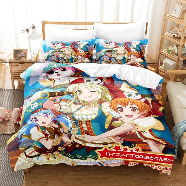 BanG Dream! Girls Band Party! Bedding Set Single Twin Full Size Bed Set Adult Kid Bedroom Duvet cover Sets Bed Sheets