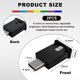 thumbnail image 2 of Luz LED de Ambiente Wevdn USB Type-C RGB Ajustable 2PCS, 2 of 3