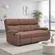 thumbnail image 1 of Berger Sofá reclinable Milan 3 cuerpos Café, 1 of 8