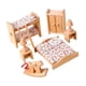 thumbnail image 1 of Madera Dollhouse Miniatura Muebles Conjunto DIY Juegos De Imaginación Juguete Para Niños Niñas Habitación, 1 of 5