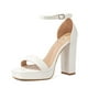 thumbnail image 5 of Sandalia Taco Fiesta Blanca Mujer Weide YOU189, 5 of 8