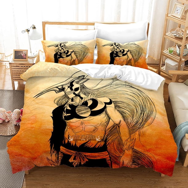 Bleach Bedding Set Bedspread Single Twin Full Queen King Size Bleach Bleach Bed Sets Aldult Kid Bedroom Duvetcover SetBed Sheets