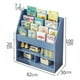 thumbnail image 3 of Estanteria De Libros 82x30x100 Organizador Multifuncional, 3 of 4