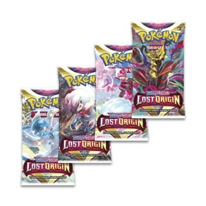 Set Booster Pack Pokémon Lost Origin X4 Con 10 Cartas Por Paquete