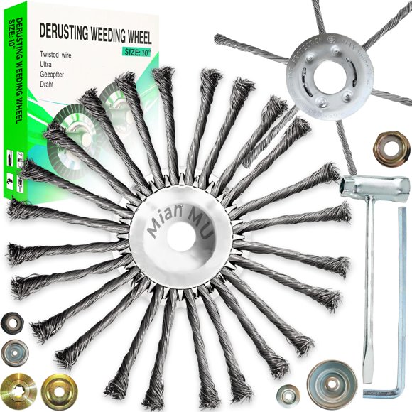 Cabezal de alambre de acero 25 cm MIAN MU – Pack de 2