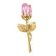 thumbnail image 1 of Rosa De Cristal, Regalo De Flores, Regalo De Boda, Navidad, Romántico Para Mujeres, Su Abuela, Oro Rosa, 1 of 5