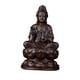 thumbnail image 4 of Estatua De Madera De Guan Yin, Estatuilla De Adoración Feng Shui Para Escritorio, Decoración Del Hogar, Negro, 4 of 5