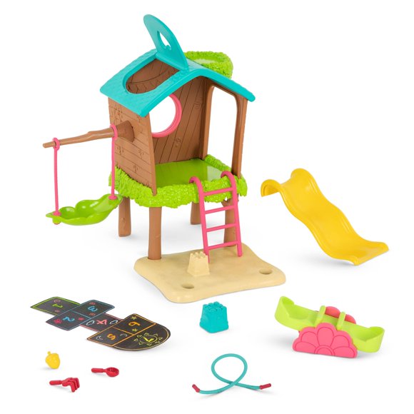 Playset Li'l Woodzeez Tree House, 11 piezas, para figuras de muñecas