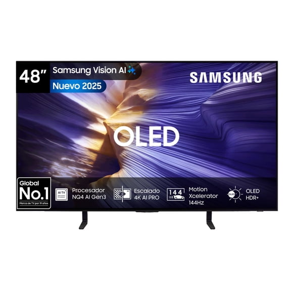 Televisor 48'' OLED 4K UHD Vision IA 48S90FA Smart TV Samsung