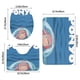 thumbnail image 3 of Ponyo en el Acantilado Juego de 3 alfombras de baño de coral fleece: tapete de baño + alfombra de inodoro en forma de U + funda de tapa de inodoro en forma de O, 3 of 6