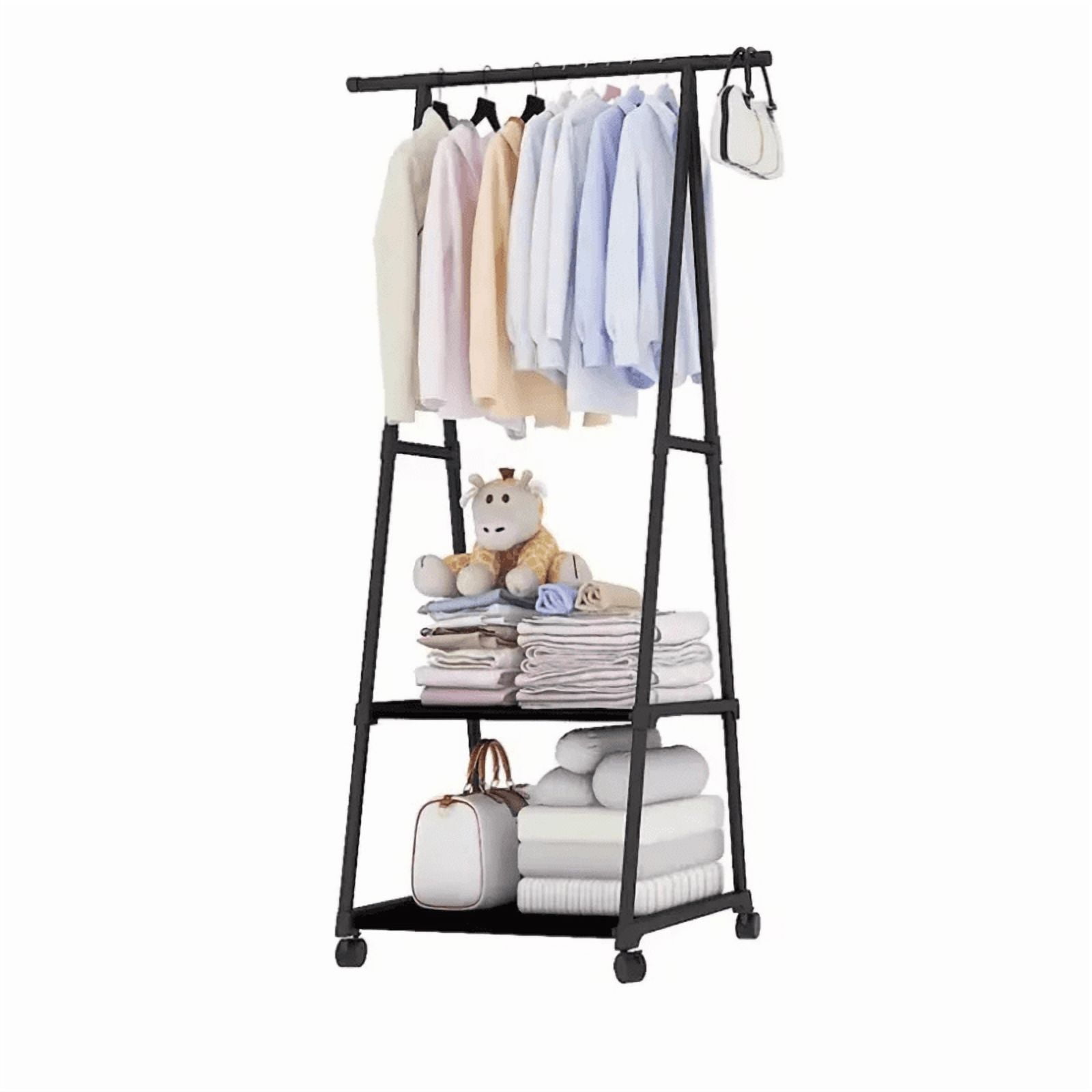 Genérico - Zapatero Y Perchero Colgador Organizador Negro