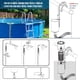 thumbnail image 5 of Skimmer para piscina U.S. Pool Supply WS-230 de montaje en pared con 5 adaptadores, 5 of 8