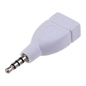 Magideal - Conector Aux De 3,5 Mm A Adaptador Convertidor Usb 2.0, Puerto Aux Para Automóvil Compatible Con Reproducción De Música En