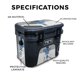 thumbnail image 2 of Piel compatible con Yeti Roadie 15 Hard Cooler Cyber Bot, 2 of 4