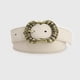 thumbnail image 2 of Cinturón Mujer Hebilla Ovalada Boho Vintage 110cm blanco Talla Única, 2 of 4