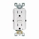 thumbnail image 2 of GFCI Outlet Leviton SmartLockPro, 15 A, 125 V, dúplex, blanco, paquete de 1, 2 of 2