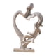 thumbnail image 1 of Figura De Pareja Besándose Estilo Nórdico Para Gabinete De Entrada Decoración Del Hogar De Boda Marrón Claro, 1 of 3